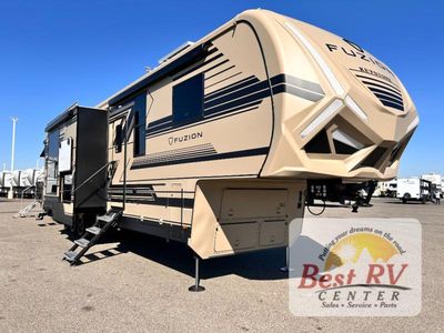 2026 Keystone RV Fuzion — front three-quarter view