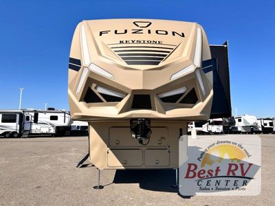 2026 Keystone RV Fuzion — rear three-quarter view