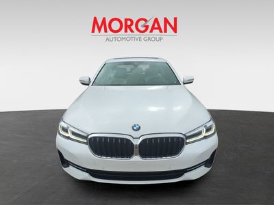 2021 BMW 5 Series — rear three-quarter view