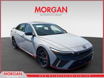 2026 Hyundai ELANTRA N Base in Cyber Gray — front three-quarter view