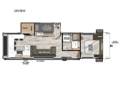 2025 Forest River RV Salem — rear three-quarter view
