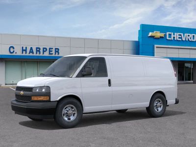 2026 Chevrolet Express Cargo — rear three-quarter view