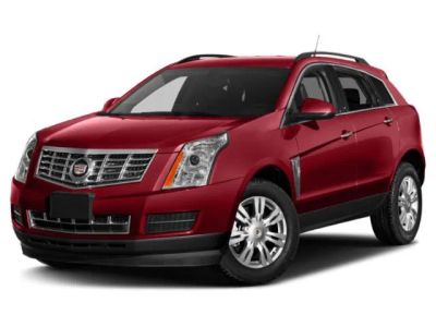 2015 Cadillac SRX Luxury Collection in Platinum Ice Tricoat — front three-quarter view