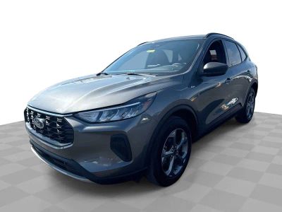 2025 Ford Escape ST-Line in Gray — front three-quarter view