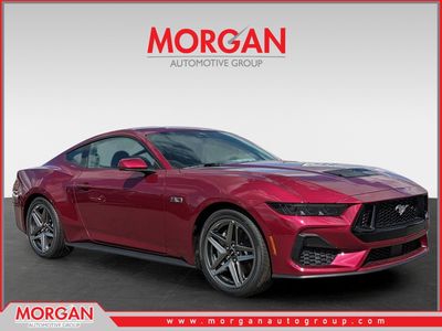 2026 Ford Mustang GT Premium in Red — front three-quarter view