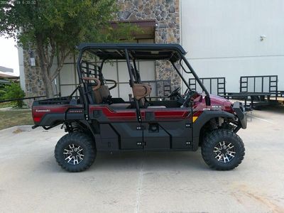 2026 Kawasaki Mule PRO-FXT 1000 Platinum Ranch Edition — engine compartment view