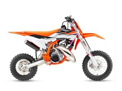 2026 KTM 50 SX — front three-quarter view