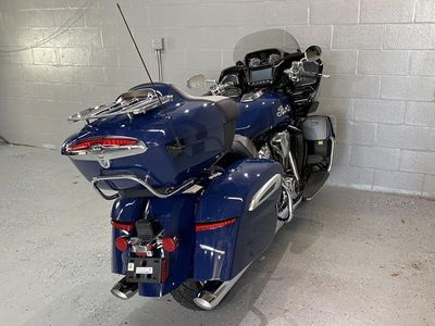2025 Indian Motorcycle Pursuit Limited 112 Springfield Blue — engine compartment view