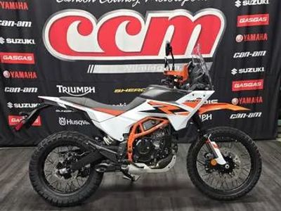2026 KTM 390 ADVENTURE R - B.D. — front three-quarter view