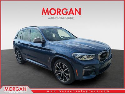 2020 BMW X3 M40i in Blue — front three-quarter view