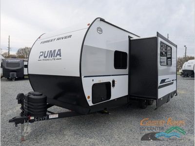 2026 Forest River Puma Tracks — rear three-quarter view