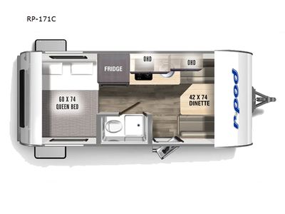 2024 Forest River RV R Pod — side profile view