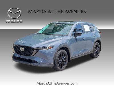 2024 Mazda CX-5 2.5 S Carbon Edition in Gray — front three-quarter view