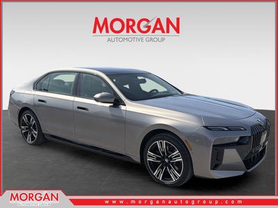 2026 BMW i7 xDrive60 in Gray — front three-quarter view