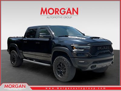 2024 Ram 1500 TRX in Diamond Black Crystal Pearlcoat — front three-quarter view