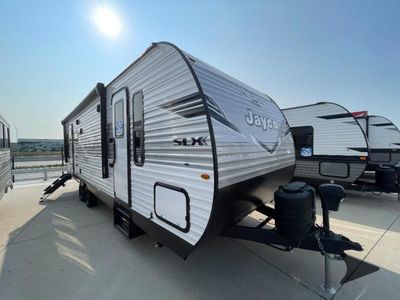 2025 Jayco Jay Flight SLX — front three-quarter view