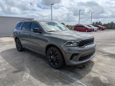 2026 Dodge Durango GT in Destroyer Gray Clear-Coat Exterior Paint — front three-quarter view