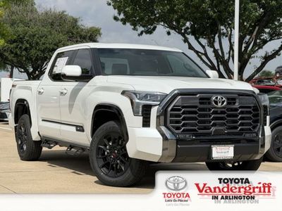2026 Toyota Tundra N/A in Wind Chill Pearl — front three-quarter view