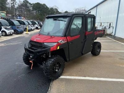 2026 Polaris® Ranger Crew XP 1000 EPS NorthStar Premium Sunset Red — front three-quarter view