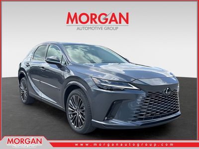 2026 Lexus RX 350 Luxury in Gray — front three-quarter view