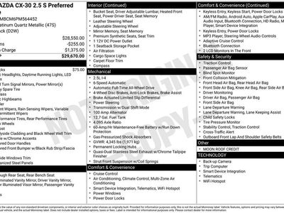 2023 Mazda CX-30 2.5 S Preferred Package — interior view