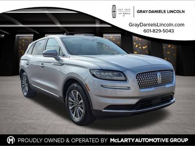 2023 Lincoln Nautilus Reserve in Silver Radiance Metallic Clearcoat — front three-quarter view
