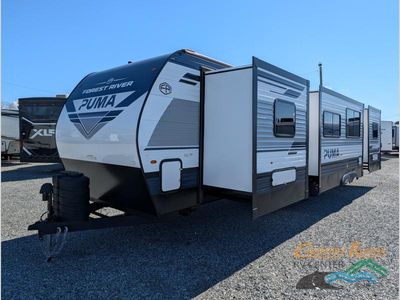 2026 Forest River Puma — rear three-quarter view