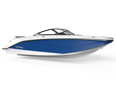 2026 Scarab 215 SE in PEARL GRAY / WHT — front three-quarter view