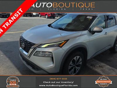 2023 Nissan Rogue SV in Brilliant Silver Metallic — front three-quarter view