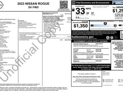 2023 Nissan Rogue — side profile view