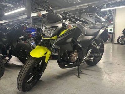 2017 Honda® CB300F ABS — front three-quarter view