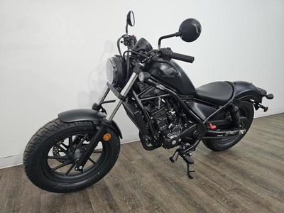2025 Honda Rebel 300 — rear three-quarter view