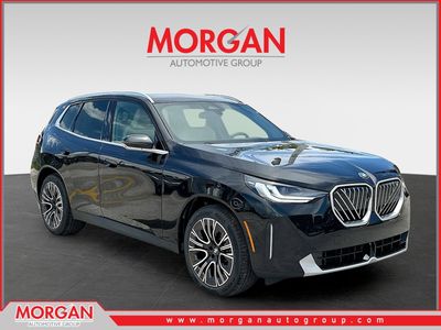 2025 BMW X3 30 xDrive in Black Sapphire Metallic — front three-quarter view