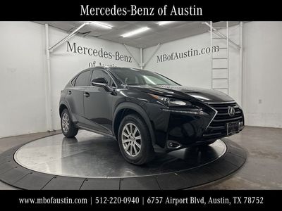 2016 Lexus NX 200t in Black — front three-quarter view