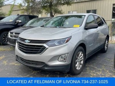 2021 Chevrolet Equinox LS in Silver Ice Metallic — front three-quarter view