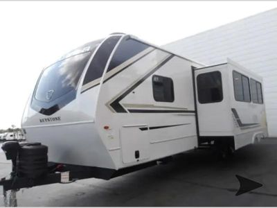 2026 Keystone RV Cougar Half-Ton — rear three-quarter view