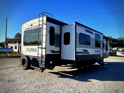 2026 Forest River Puma — rear three-quarter view