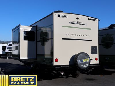 2026 Forest River RV No Boundaries — rear three-quarter view