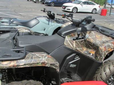 2026 Can-Am® Outlander DPS 500 Dark Wildland Camo — front three-quarter view