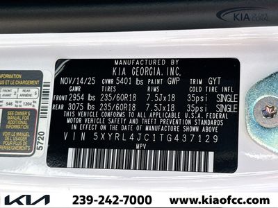 2026 Kia Sorento — photo 41 view