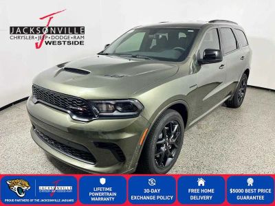 2026 Dodge Durango GT HEMI V8 in Green Machine Exterior Paint — front three-quarter view