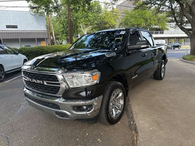 2022 Ram 1500 — rear three-quarter view