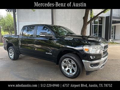 2022 Ram 1500 Big Horn/Lone Star in Black — front three-quarter view