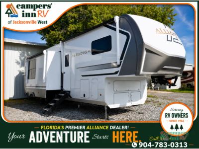 2026 Alliance RV Paradigm — front three-quarter view
