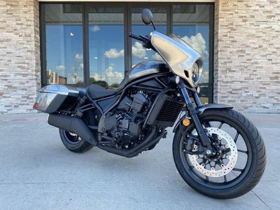 2026 Honda Rebel 1100T in GREY METALLIC — front three-quarter view