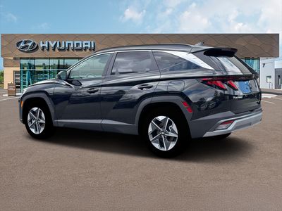 2025 Hyundai Tucson — rear three-quarter view