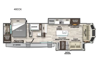 2025 Forest River RV Cedar Creek Cottage — interior view