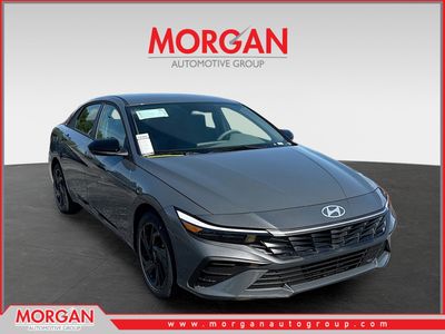 2026 Hyundai ELANTRA SEL Sport in Ecotronic Gray — front three-quarter view