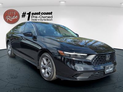2023 Honda Accord Hybrid — rear three-quarter view