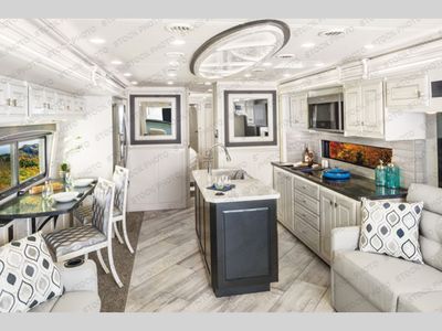 2022 Fleetwood RV Discovery LXE — rear three-quarter view